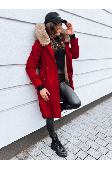 NADER naiste parka jope punane 2