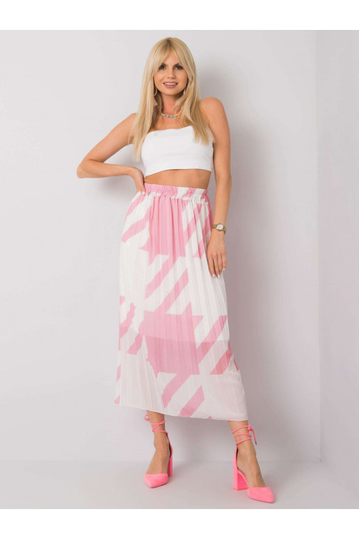 Roosa plisseeritud Maxi seelik Isidora