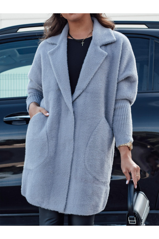 Naiste alpaka mantel RITA II tumehall