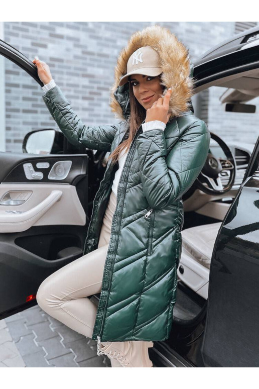 VEIL naiste tepitud talvejope roheline