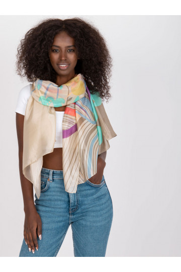 Beežikas õhuke mustriga sall 2