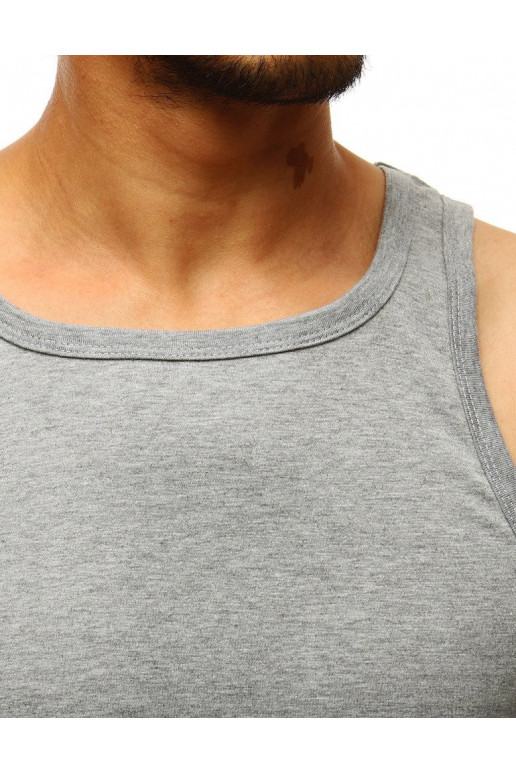 Meeste topp ilma trükita, hall