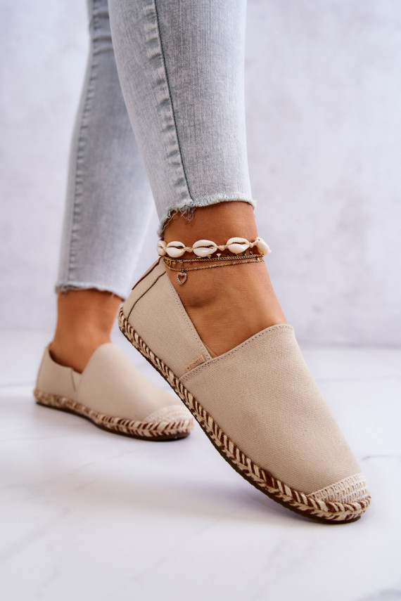 espadrillid Kaasahaarav mudel Big Star JJ274899 beeži värvi