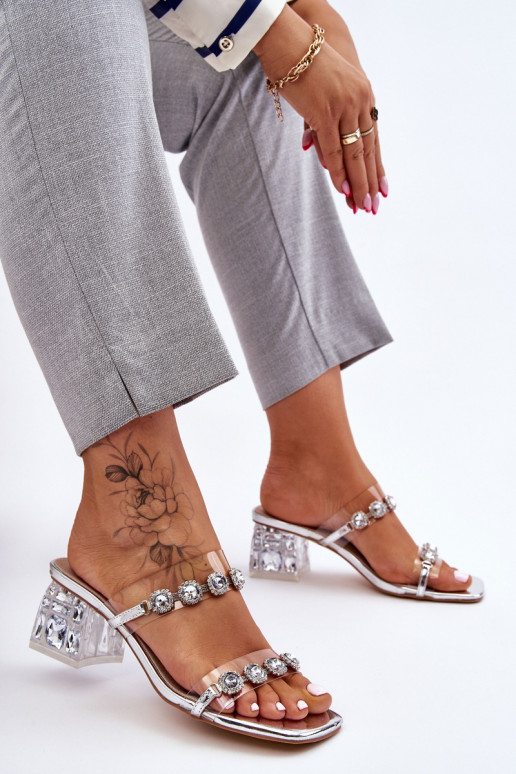 Naiselik Sussid Kaunistustegaja tsirkoonid Hõbedat värvi Leyla