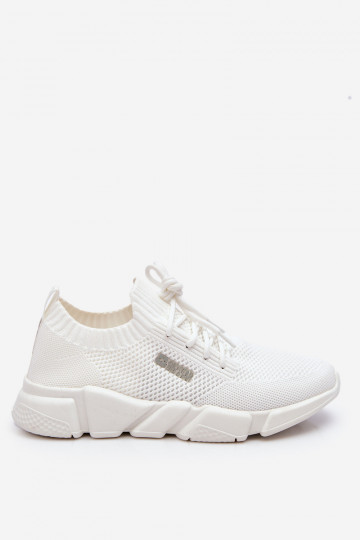 Naiselik Lihtne Sneakers tüüpi jalanõud Memory Foam System Big Star JJ274268 valget värvi 2