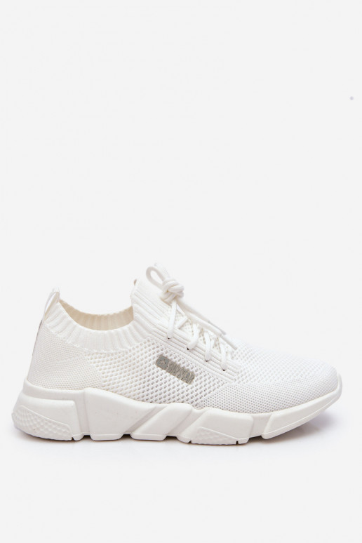 Naiselik Lihtne Sneakers tüüpi jalanõud Memory Foam System Big Star JJ274268 valget värvi