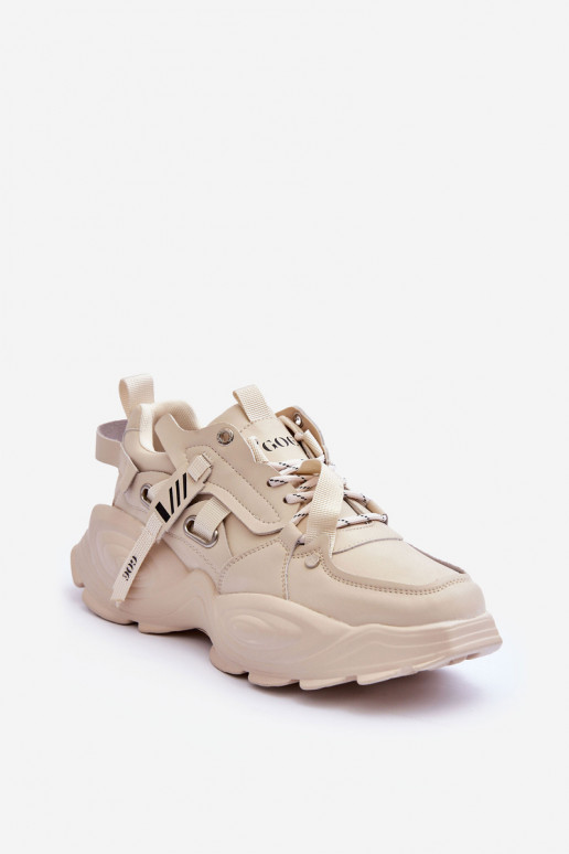 spordijalatsid Sneakers tüüpi jalanõud GOE MM2N4015 beeži värvi
