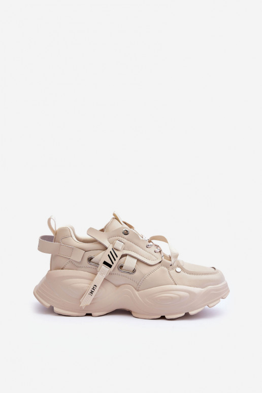 spordijalatsid Sneakers tüüpi jalanõud GOE MM2N4015 beeži värvi