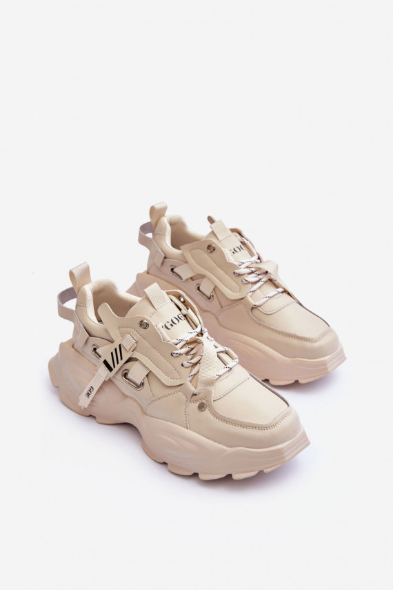 spordijalatsid Sneakers tüüpi jalanõud GOE MM2N4015 beeži värvi