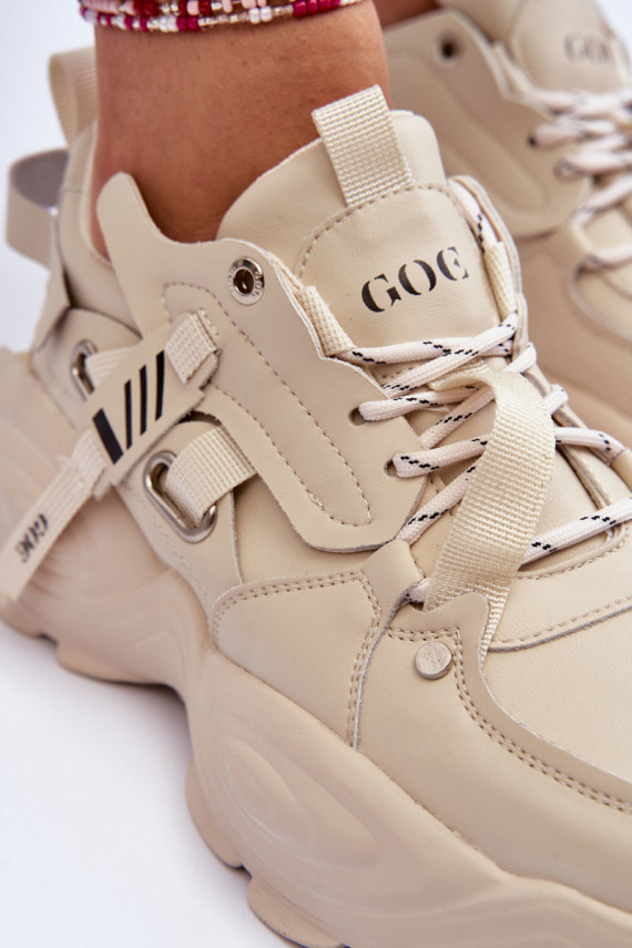spordijalatsid Sneakers tüüpi jalanõud GOE MM2N4015 beeži värvi