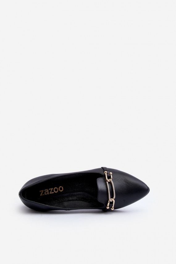 Zazoo 2885 Baleriinad  kaunistustega mustad
