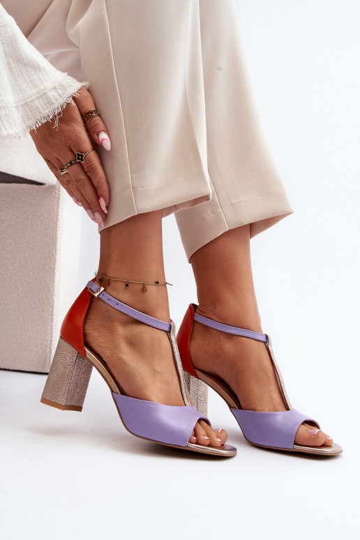 Naistesandaalid  Laura Messi 2759 Violetne värv