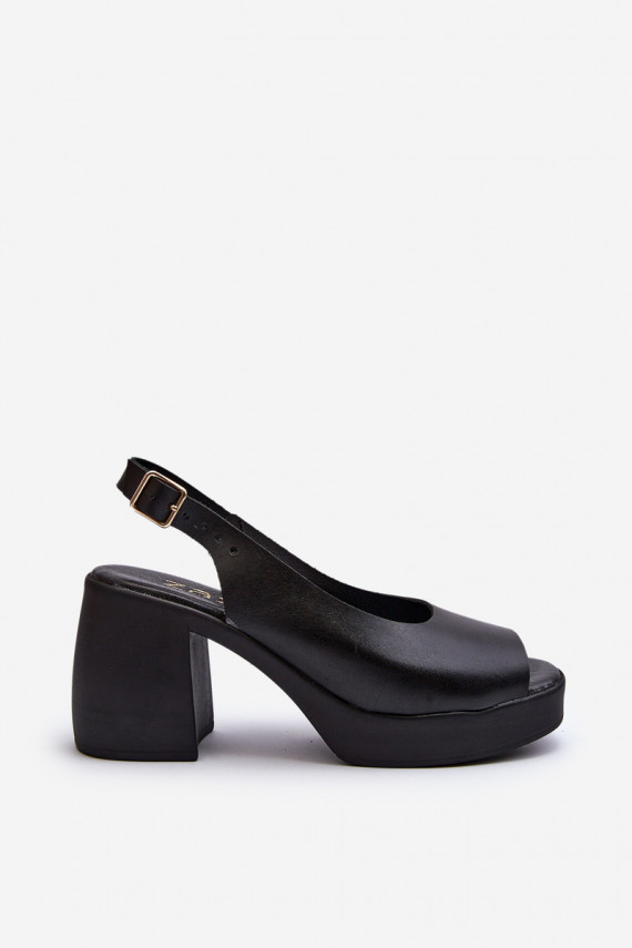 Zazoo 40376 Naistesandaalid  lai konts mustad