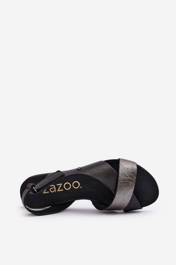 Zazoo 40141 Naistesandaalid  krõpsudega kinnitatav mustad