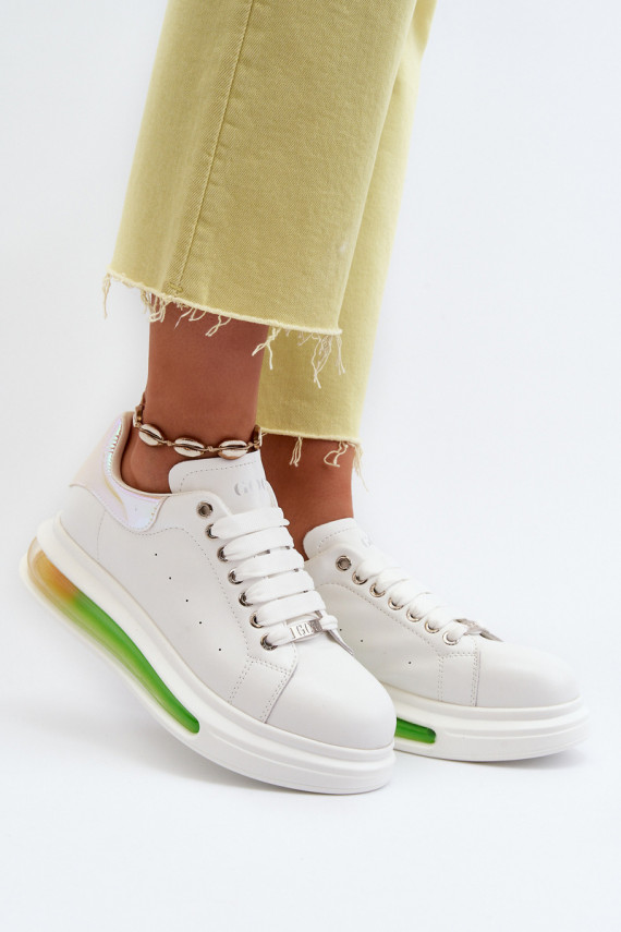 Sneakers tüüpi jalanõud Naiselik Nahk GOE NN2N4029 valget värvi
