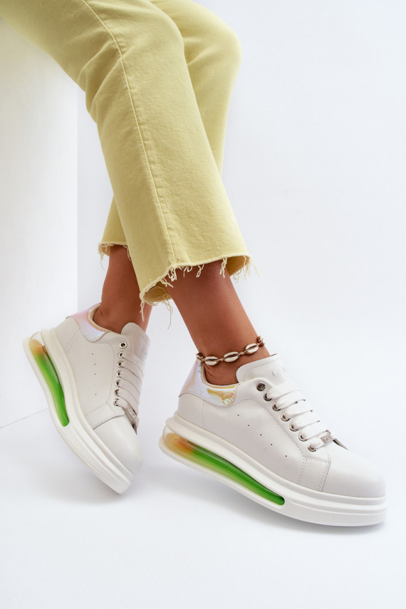 Sneakers tüüpi jalanõud Naiselik Nahk GOE NN2N4029 valget värvi