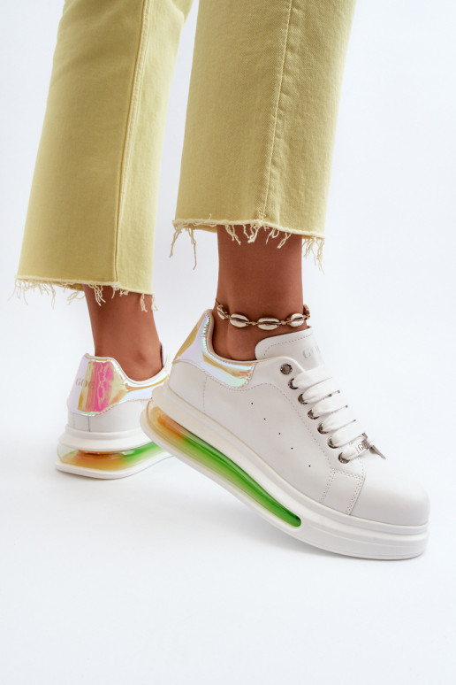 Sneakers tüüpi jalanõud Naiselik Nahk GOE NN2N4029 valget värvi