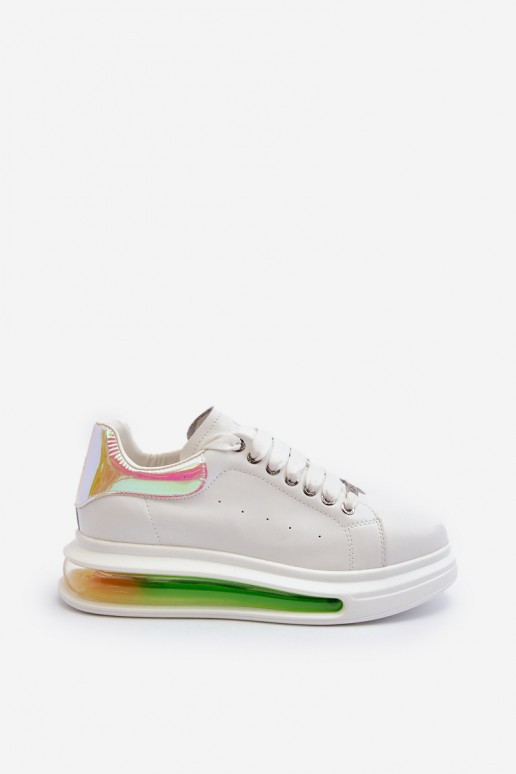Sneakers tüüpi jalanõud Naiselik Nahk GOE NN2N4029 valget värvi