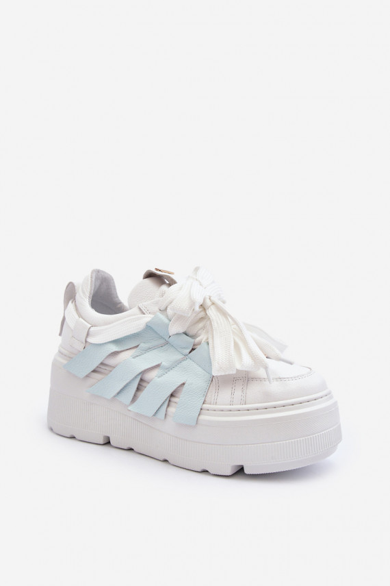 Zazoo 2F-7033 Sneakers tüüpi jalanõud platvormiga Sinist värvi