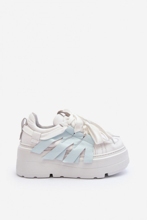 Zazoo 2F-7033 Sneakers tüüpi jalanõud platvormiga Sinist värvi