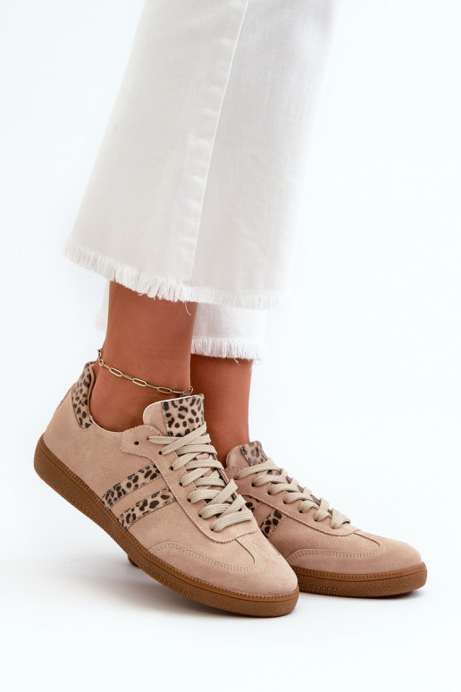 Zazoo N1068 seemisnakhsed Madal Sneakers tüüpi jalanõud Naiselik beeži värvi