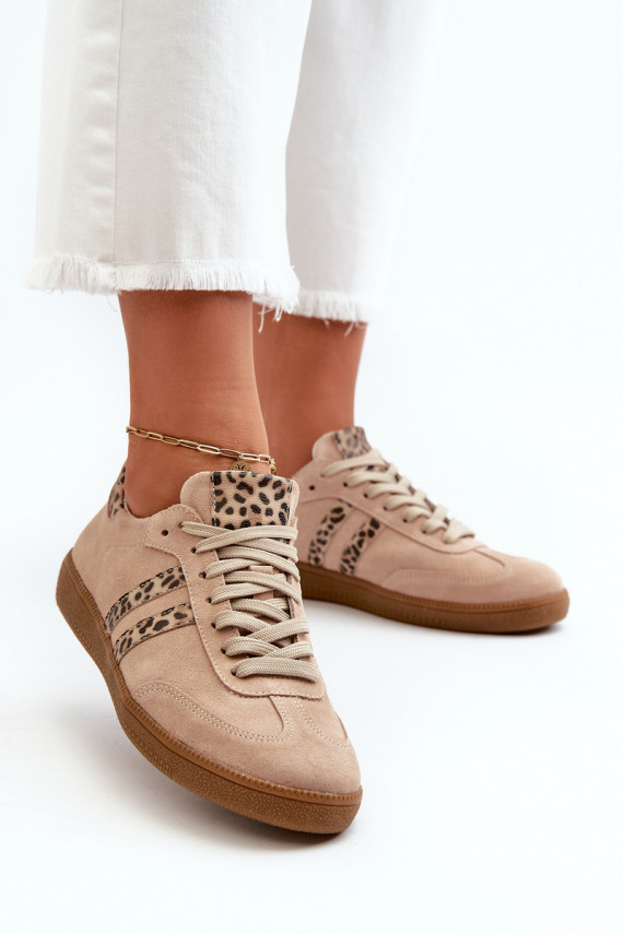 Zazoo N1068 seemisnakhsed Madal Sneakers tüüpi jalanõud Naiselik beeži värvi