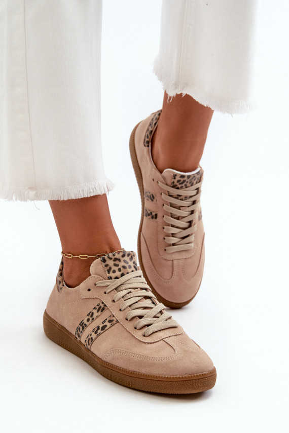 Zazoo N1068 seemisnakhsed Madal Sneakers tüüpi jalanõud Naiselik beeži värvi