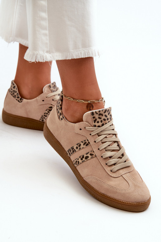 Zazoo N1068 seemisnakhsed Madal Sneakers tüüpi jalanõud Naiselik beeži värvi