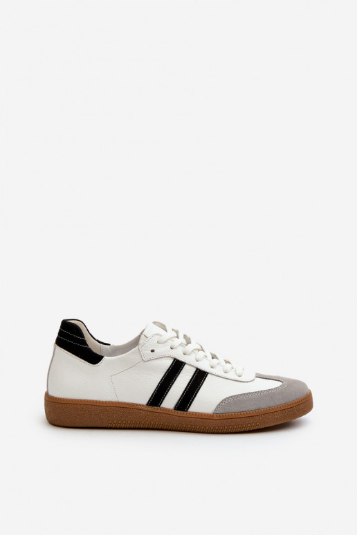 Zazoo N1068 Nahk Madal Sneakers tüüpi jalanõud Naiselik valget värvi
