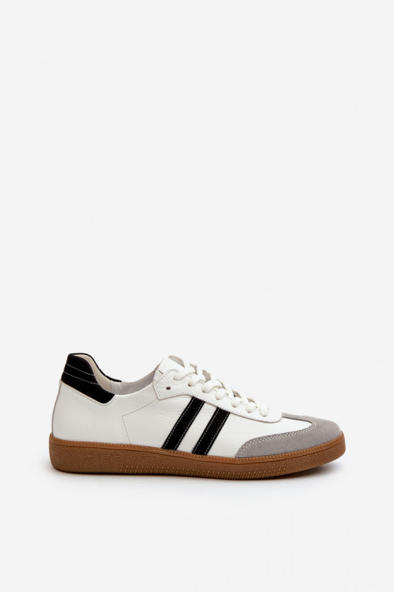 Zazoo N1068 Nahk Madal Sneakers tüüpi jalanõud Naiselik valget värvi