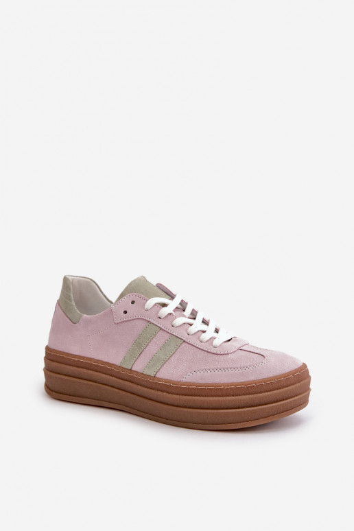 Zazoo N1068S4 Sneakers tüüpi jalanõud platvormiga Violetne värv