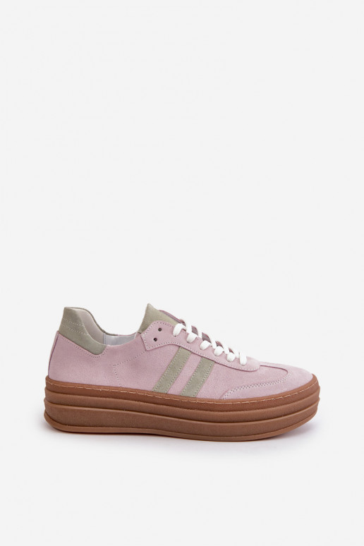 Zazoo N1068S4 Sneakers tüüpi jalanõud platvormiga Violetne värv