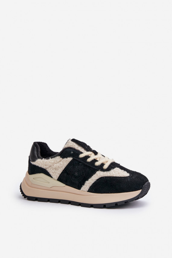 voodriga Sneakers tüüpi jalanõud Naiselik Nahk Big Star OO274A318 HI-POLY SYSTEM mustad