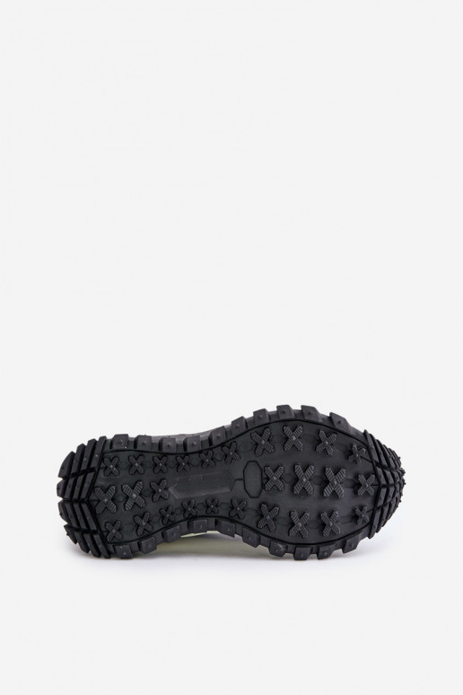 Nahk Sneakers tüüpi jalanõud Naiselik platvormiga Big Star OO274A220 HI-POLY SYSTEM Valget-mustad