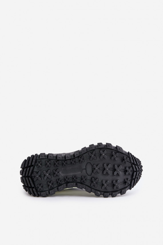 Nahk Sneakers tüüpi jalanõud Naiselik platvormiga Big Star OO274A220 HI-POLY SYSTEM Valget-mustad