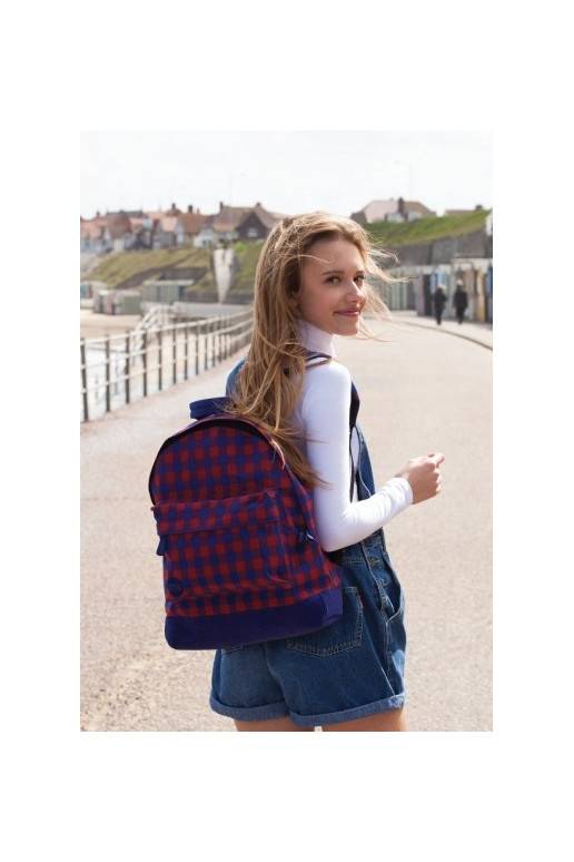 Originaalne ja trendikas Mi Pac seljakott "Gingham Red Blue"