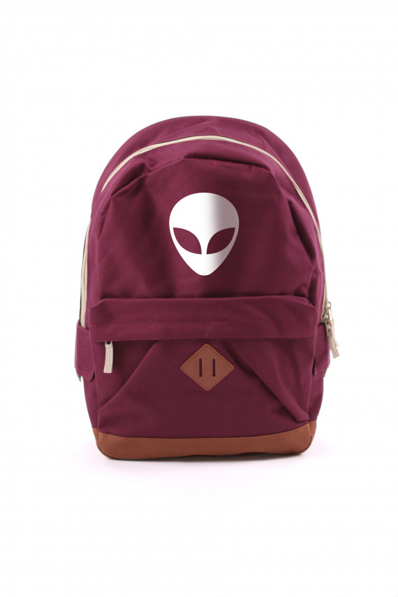 Plecak Retro Alien Burgund