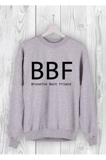 DŽEMPER "Brunette BFF Grey" 2