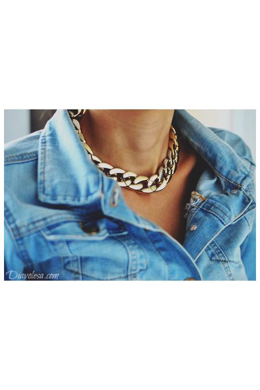Kaklo papuošalas "Chain" Diavolesa - 7 Kaklo papuošalas "Chain" Diavolesa - 7