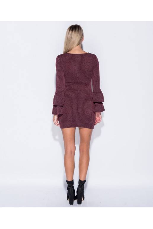 KLEIT "Multi Frill Bodycon" KLEIT "Multi Frill Bodycon"