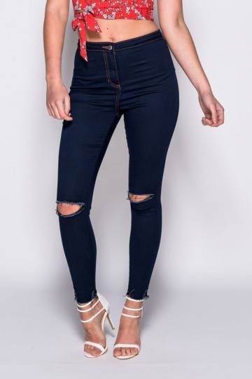 TEKSAD "Classic Ripped Knee Jeggings" 2