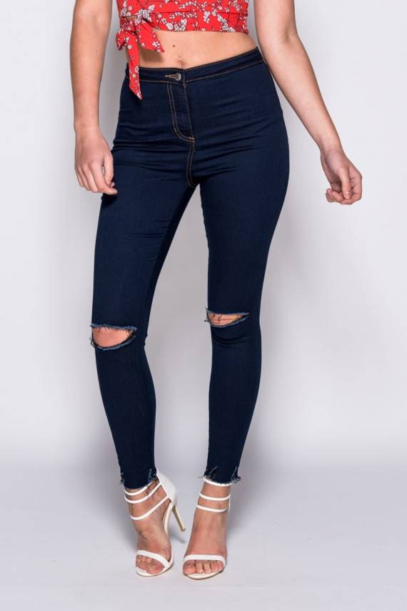 TEKSAD "Classic Ripped Knee Jeggings"