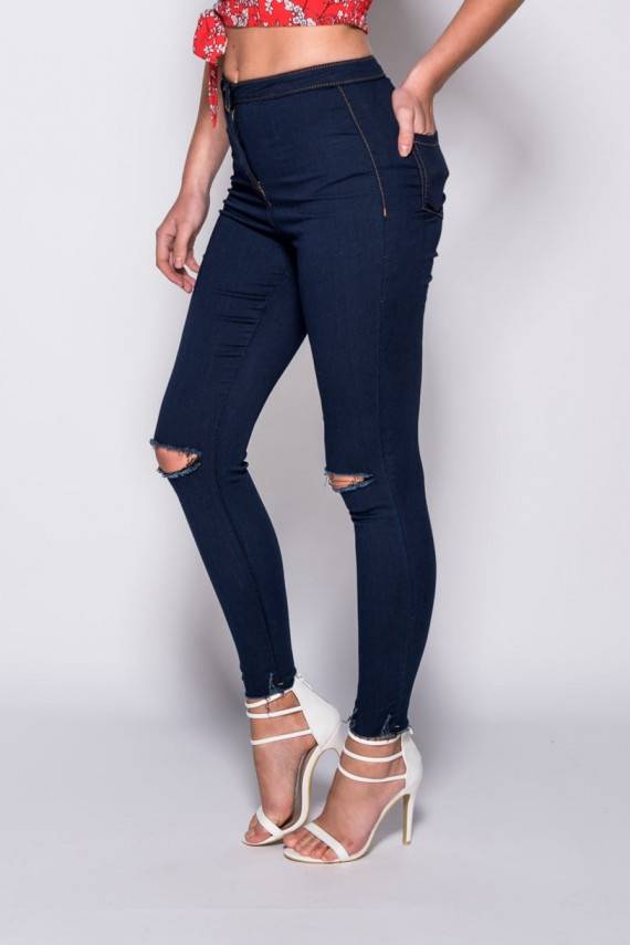 TEKSAD "Classic Ripped Knee Jeggings"