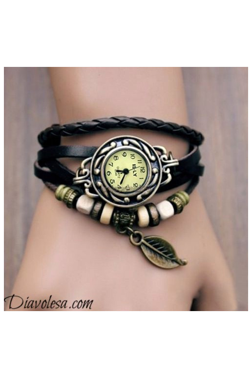 Laikrodis "Fan of Nature", juodas  - 2 Laikrodis "Fan of Nature", juodas  - 2