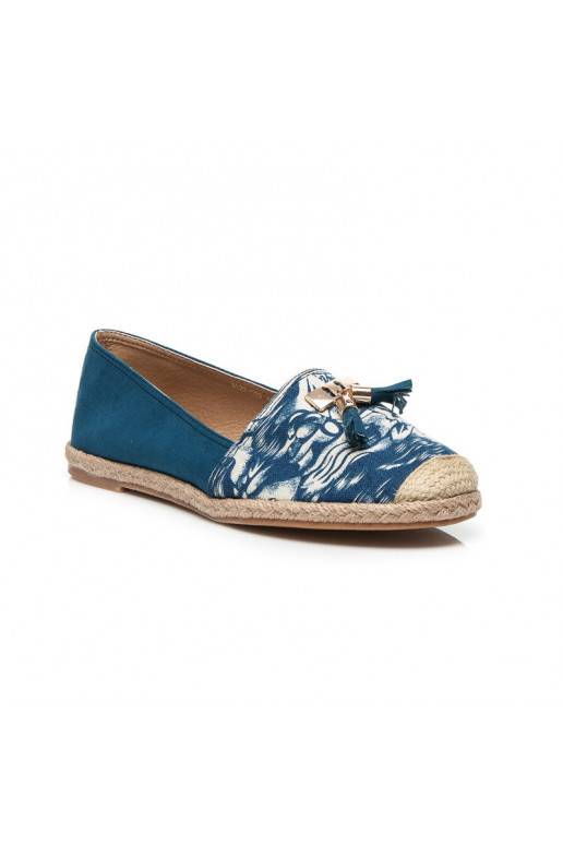 Espadrillid Jeans Blue Suede BL22-520BL