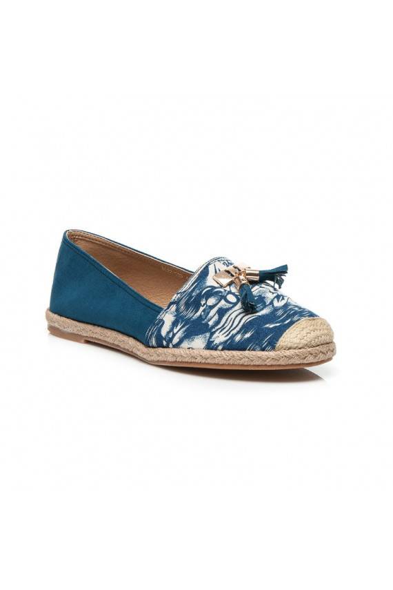 Espadrillid Jeans Blue Suede BL22-520BL