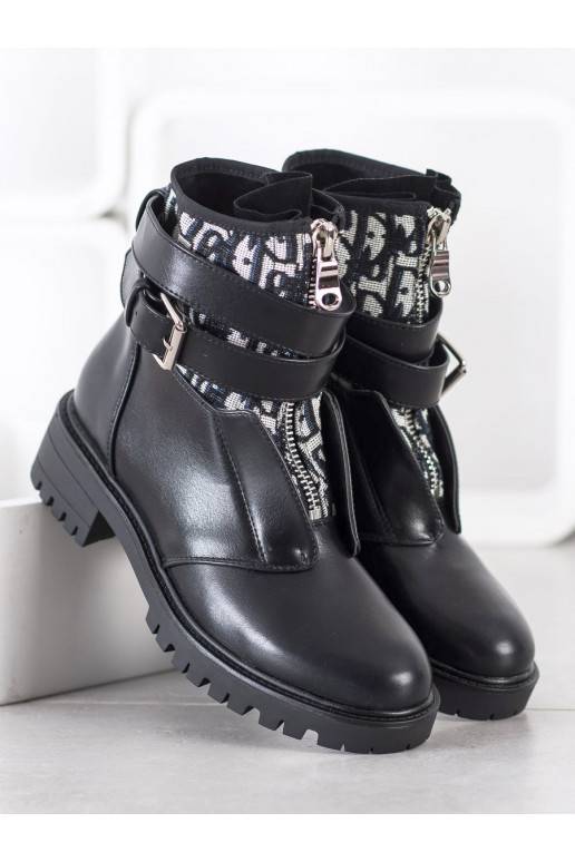 Moekad säärsaapad tõmblukuga 