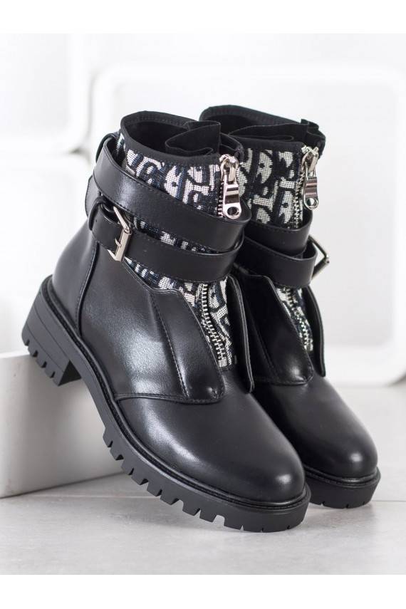 Moekad säärsaapad tõmblukuga 