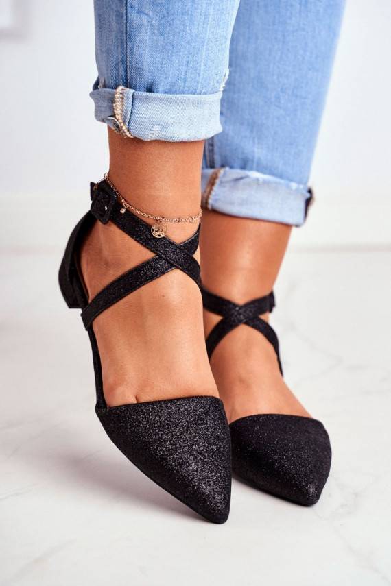 Baleriinad Läikivad  mustad Vontare