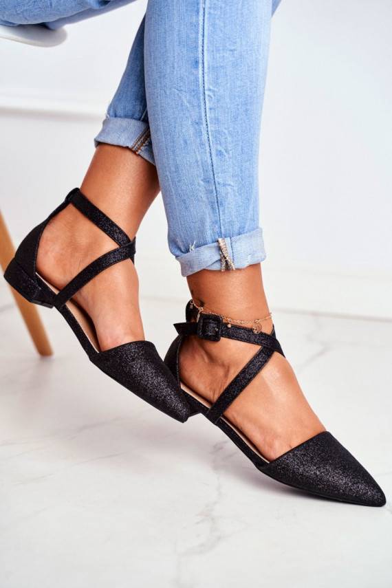 Baleriinad Läikivad  mustad Vontare